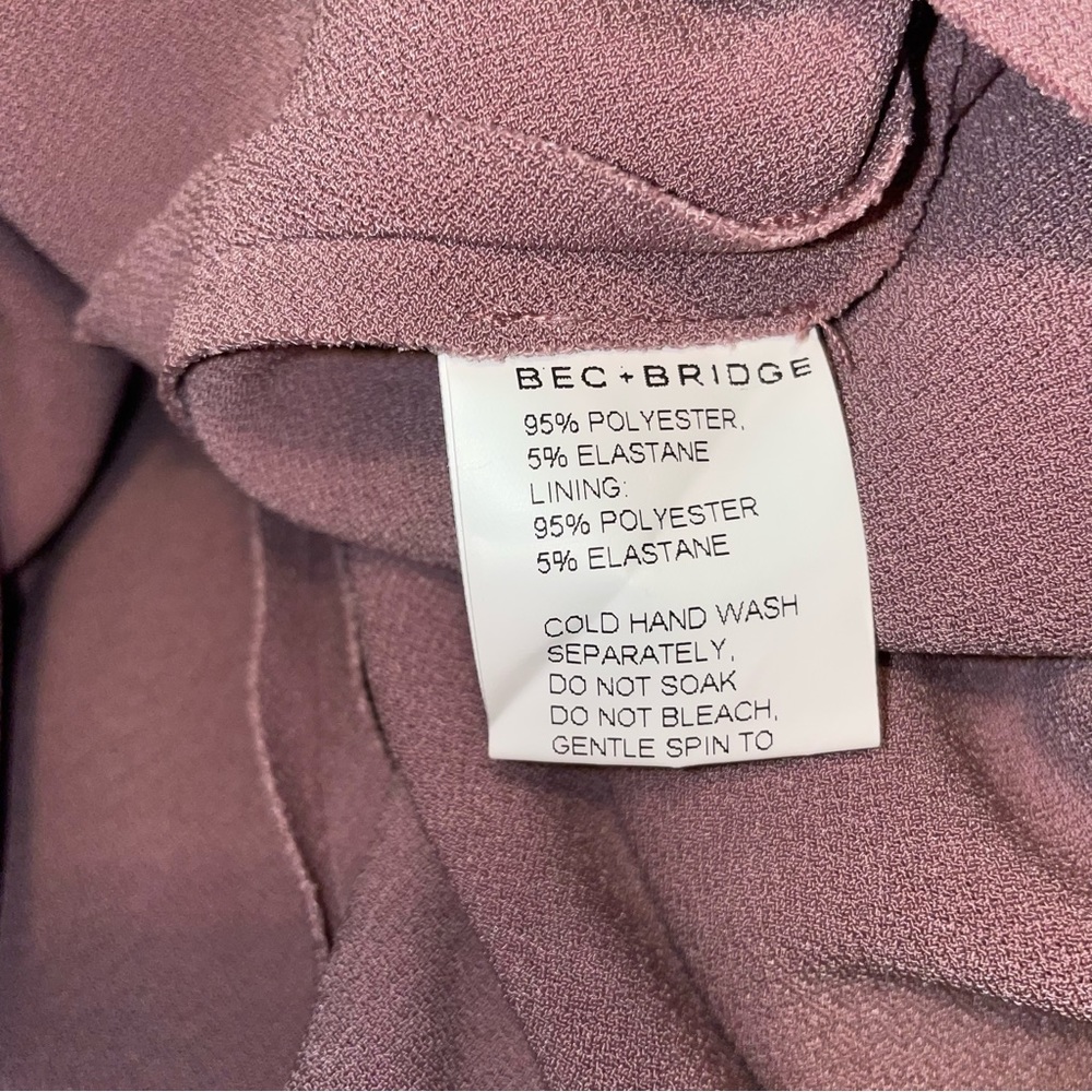 BEC+BRIDGE  Luxul Assymetric Lavender Dress Size 4 NWT - Picture 11 of 13